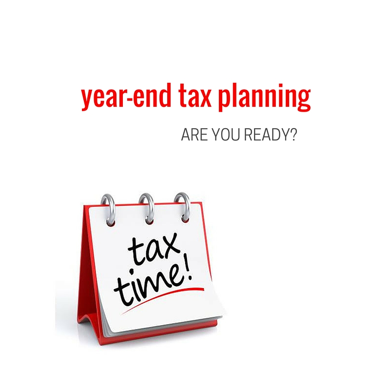 Year End Tax Planning 2016