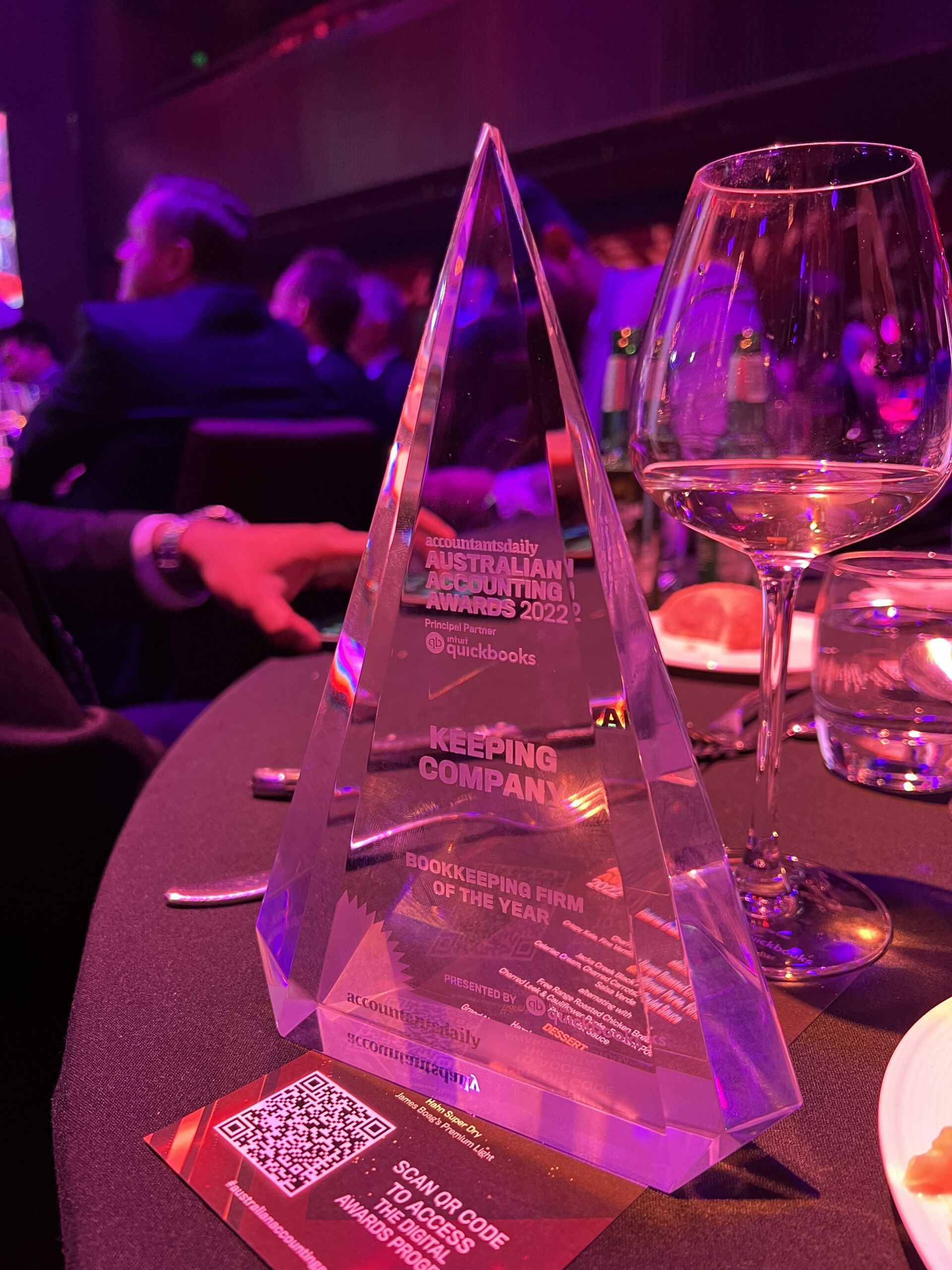 Keeping Company Wins Bookkeeping Firm of the Year at Australian Accounting Awards 2022